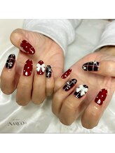 ネイルサロン マルコ(nail salon MARCO)/ガーリーネイル　¥9.300