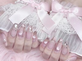 【Akari】甘め秋ネイル