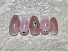 ネイルサロン メイプル(Nail Salon maple)/チーク＆押し花