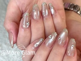 マグネット　フレンチネイル