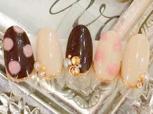 ネイルサロン ディーバ ギンザ(Nail salon Diva GINZA)/ドットフレンチ￥8500