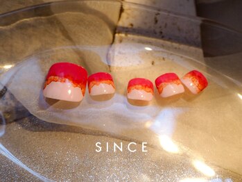 シンス(Since)/3月foot monthly design