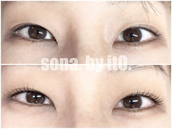 ソナ バイ イト(sona by itO.)/まつ毛補修デザインまつげパーマ