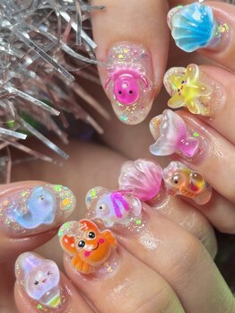 チャーレム ネイル(charlem nail)/ 海物語ネイル♪
