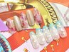【ハンド】毎月デザイン変わるジェル定額/ゴージャスデザイン70分￥12100