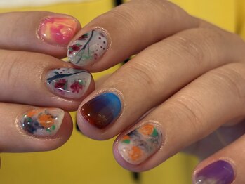 ミニョン 北堀江(mignon)/個性派カラフルネイル