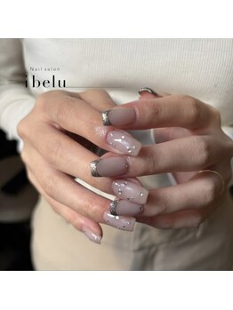 イベル 梅田店(ibelu)/ラメフレンチ