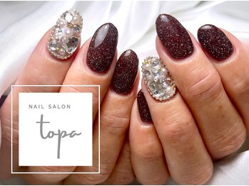 トパ(topa)/埋め尽くし×フラッシュネイル
