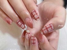 ジャミーラ/大人ワンホンチェックネイル