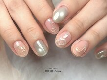 リッシュ ドゥ(RICHE deux)/韓国風音符ネイル
