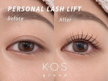 ケーオーエスビューティー(KOS beauty)の写真/【当店大人気ラッシュリフト＋ラッシュアディクト】ビューラーいらずでまつげをボリュームアップ！