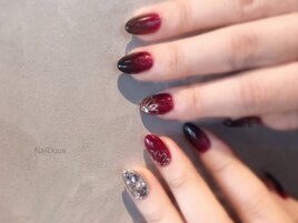 ミラーフラワーネイル