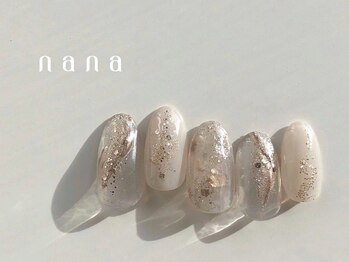 ナナ 白金高輪(nana)/キラキラ ニュアンスネイル