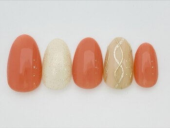 ネイルサロン アビー グランデュオ蒲田店(abbie)/コーラルベージュ¥8844