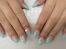 【稗田】ハイビスカスネイル