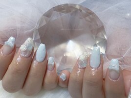 水色ネイル