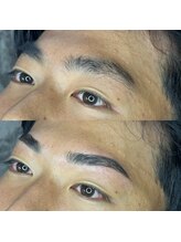 ボスブロウ 藤が丘駅前店(BOSS BROW)/ 【メンズ眉毛】　before　after