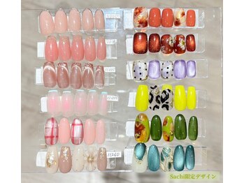 サバビューティースペース 岡崎市(SABA beauty space)の写真/季節やトレンドに合わせた、さまざまな定額サンプルをご用意しております♪フォトギャラリーに多数掲載◎