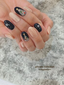 プライベート ネイルサロン マーマ(murmur)/クリスマスネイル