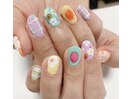 カラフルポップネイル