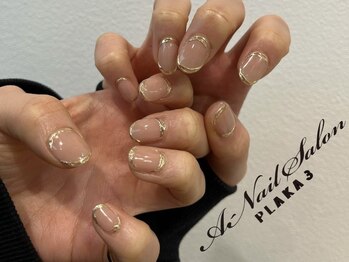 エーネイルサロン プラーカ本店(A-Nail Salon)/シンプルミラー