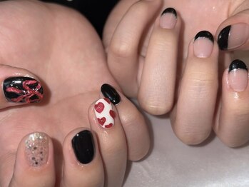 リボン×ハート