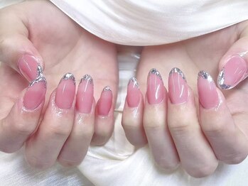 シーアンドビーネイル(C&B Nail)/ガラスフレンチ
