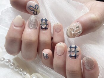 フィオレネイル(fiore nail)/チェックネイル