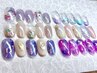 【HAND】季節のデザインネイル　￥7,500 ケア込み