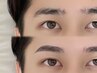 【眉毛】眉毛パーマ+アイブロウWAX+間引き(毛量調整)　5500円