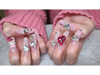 リンクミール(Linkmir)の写真/【美フォルムスカルプ自身あり◎】指先を美しく華奢魅せ自爪が伸ばせない人も長さ形自由自在☆