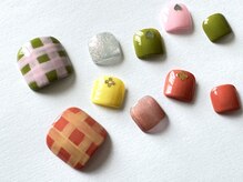 ネイルサロン クイール 小山店(NAIL SALON QUILL)/チェックネイル