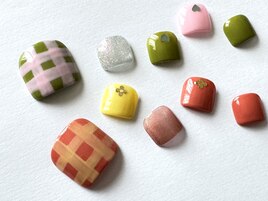 チェックネイル