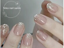 ニコ 船橋店(Niko)/オンブレフレンチ / 冬ネイル