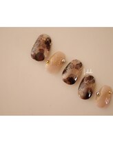 アトリエ ロカヒ(atelier lokahi)/【EMI10本アート】甘皮ケア付き