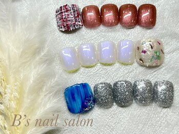 親指アート+単色カラー ¥7,300