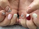 お任せバレンタインネイル