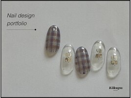 チェックネイル