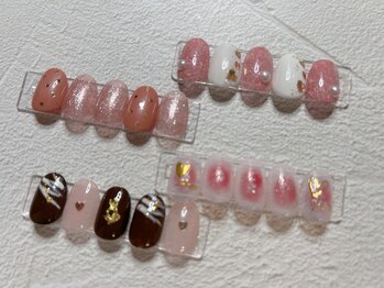 兎和ネイル(トワネイル)/バレタインネイル