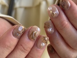 鉱物ネイル