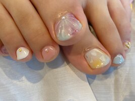 夏ネイル。