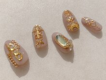 ネイルサロン ソウ 京橋店(Nail Salon Sou)/ゴールドパーツネイル