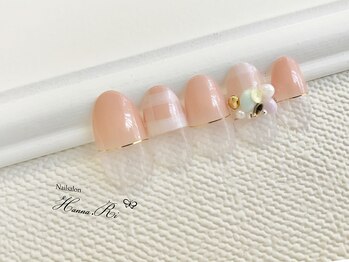 ネイルサロン ハンナ(Nail salon Hanna.Ri)/チェックフレンチネイル