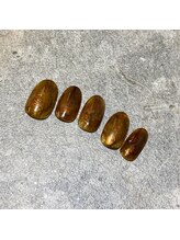 エラン(ELAN)/透け感ブラウン