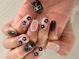 くすみカラーネイル