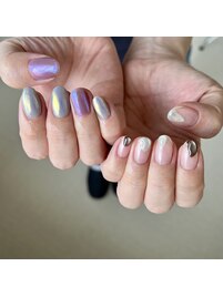 ちぐはぐネイル