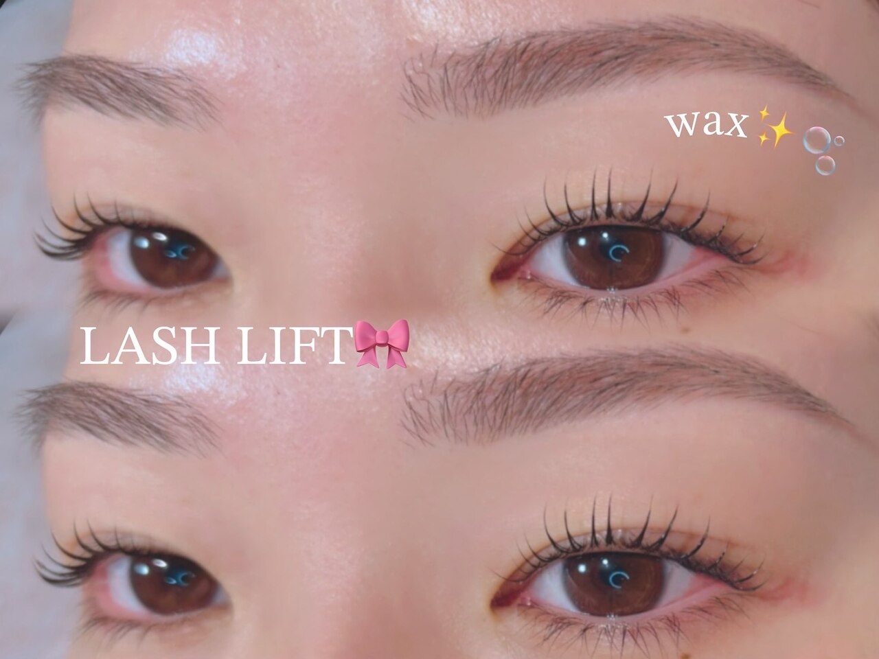 まつげパーマ/ラッシュリフト+美眉wax \12500→\9900