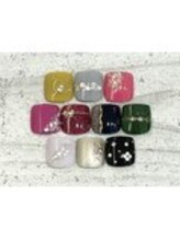 ヘルシーネイルサロン マリアール オーロラタウン店/フットジェル定額シンプル