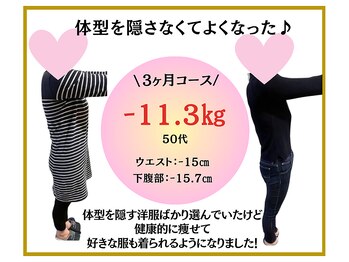ビオ整体院 犬山院/ ダイエット実績(痩身/整体)