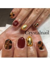 クリスタルネイル ボンベルタ橘店(CRYSTAL NAIL)/べっ甲ネイル